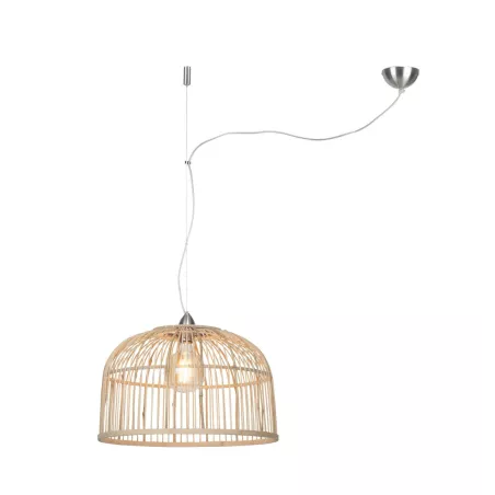 Lampe à suspension en bambou BORNEO XL  (naturel)