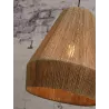 Lampe à suspension en jute IGUAZU SMALL (Ø 40 cm) (naturel)