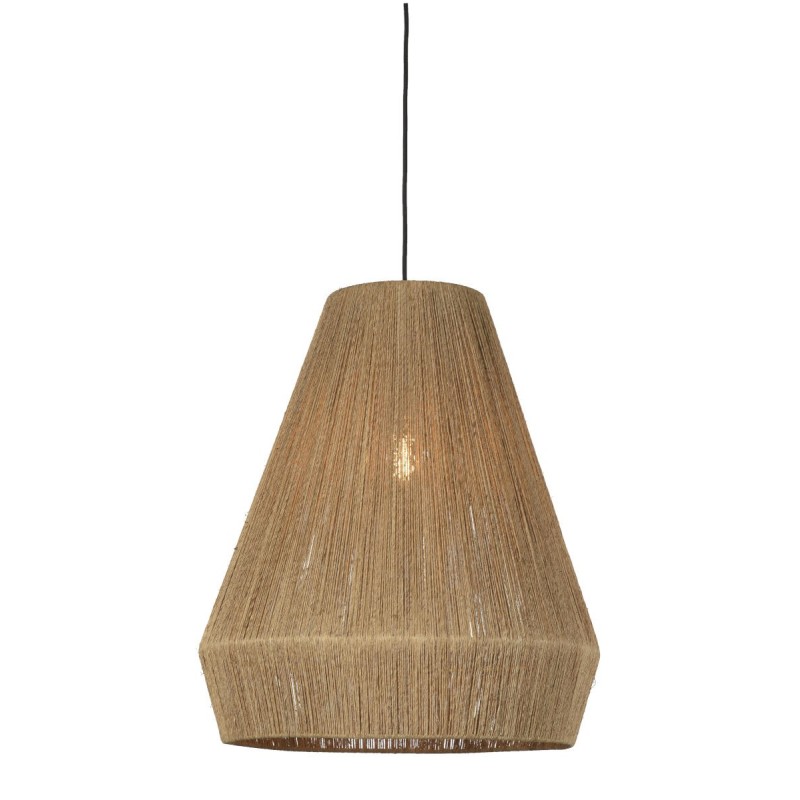 Lampada a sospensione iuta IGUA-U XL (50 cm) (naturale) associarsi a Lampade a sospensione contemporanee in pelle