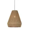 Lampada a sospensione iuta IGUA-U XL (50 cm) (naturale) associarsi a Lampade a sospensione contemporanee in pelle