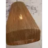 IGUAZU XL jute suspension lamp (50 cm) (natural) to associate with Rattan Hanging Lamps For A Natural Style