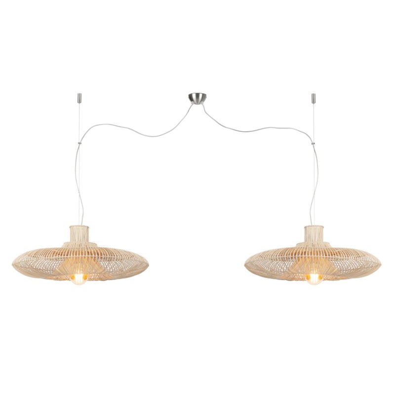 KALAHARI XL 2 lampshade (natural) rattan suspension lamp to associate with High Quality Solid Wood Hanging Lamps