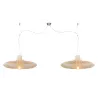 KALAHARI XL 2 lampshade (natural) rattan suspension lamp to associate with High Quality Solid Wood Hanging Lamps