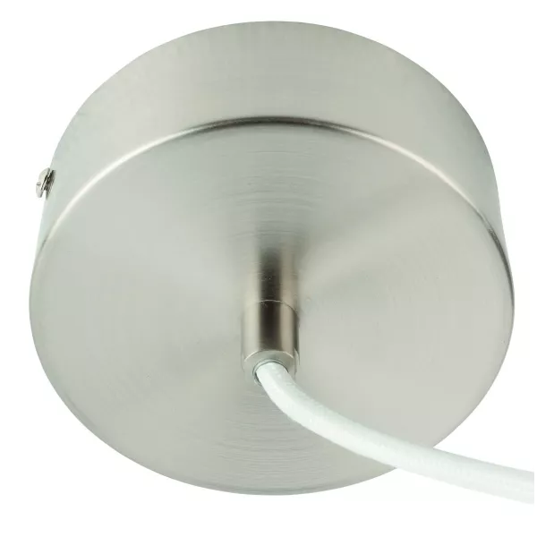 Lampe à suspension en bambou MEKONG oval (Ø 40 cm) (blanc, naturel)