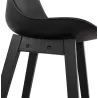 Tabouret de bar chaise de bar pieds noirs DYLAN (noir)