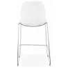 Tabouret de bar chaise de bar mi-hauteur design empilable JULIETTE MINI (blanc)