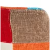 Tabouret de bar mi-hauteur bohème patchwork en tissu MAGIC MINI (multicolore)