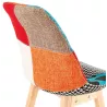 Tabouret de bar chaise de bar bohème patchwork en tissu MAGIC (multicolore)