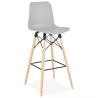 Tabouret de bar design scandinave FAIRY (gris clair) à associer à Tabouret De Bar Chaise De Bar Confortables Pour Bureau