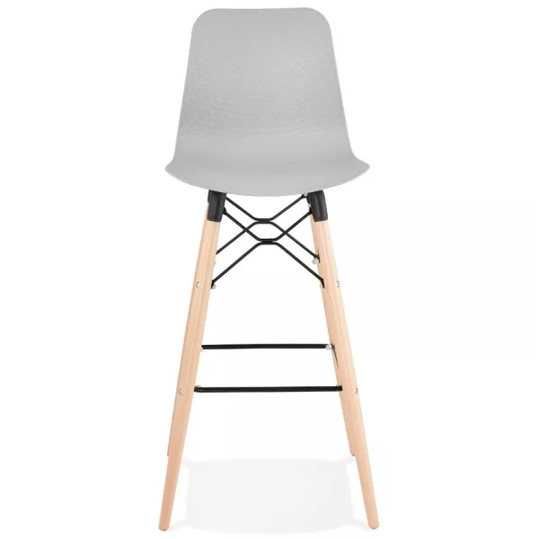 FAIRY Scandinavian design bar stool (light grey) to associate with Bar Stool Vintage Bar Chair For A Retro Touch