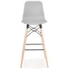 FAIRY Scandinavian design bar stool (light grey) to associate with Bar Stool Vintage Bar Chair For A Retro Touch