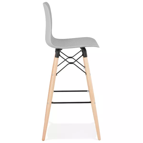 FAIRY Scandinavian design bar stool (light grey) to associate with Bar Stool Design Bar Chair For Dining Room