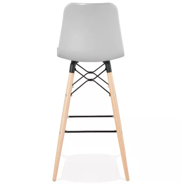 FAIRY Scandinavian design bar stool (light grey) to associate with Bar Stool Functional And Stylish Kitchen Bar Chair