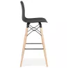 Tabouret de bar design scandinave FAIRY (noir)