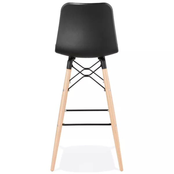 Tabouret de bar design scandinave FAIRY (noir)