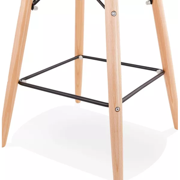 Tabouret de bar design scandinave FAIRY (noir)