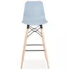 Tabouret de bar design scandinave FAIRY (bleu clair)