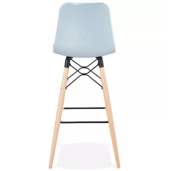 Tabouret de bar design scandinave FAIRY (bleu clair)