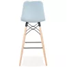 Tabouret de bar design scandinave FAIRY (bleu clair)