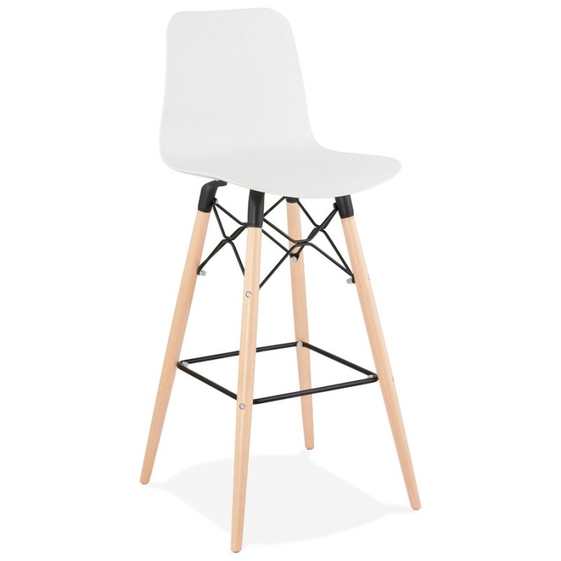 Tabouret de bar design scandinave FAIRY (rose)