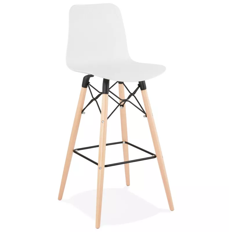 Tabouret de bar design scandinave FAIRY (rose)