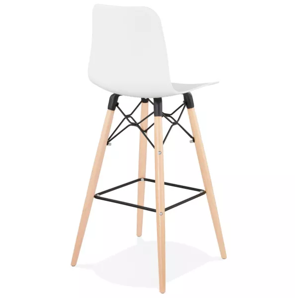 Tabouret de bar design scandinave FAIRY (rose)