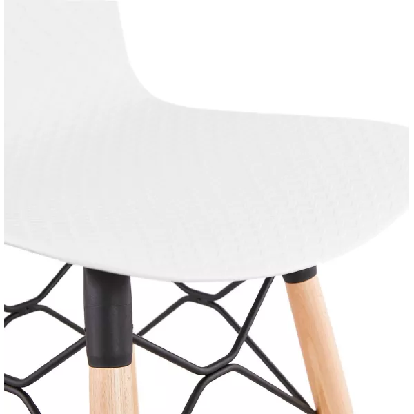 Tabouret de bar design scandinave FAIRY (rose)