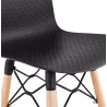 Tabouret de bar mi-hauteur scandinave FAIRY MINI (noir)