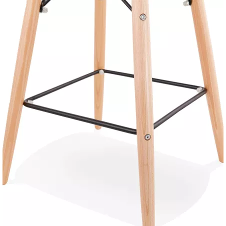 Tabouret de bar mi-hauteur scandinave FAIRY MINI (noir)