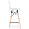 Tabouret de bar mi-hauteur scandinave FAIRY MINI (rose)