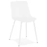 MANDY design and contemporary chair (white) to associate with Weatherproof Garden Chairs