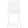 MANDY design and contemporary chair (white) to associate with Stackable Chairs to Save Space