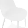 MANDY design and contemporary chair (white) to associate with Upholstered Chairs for Optimal Comfort