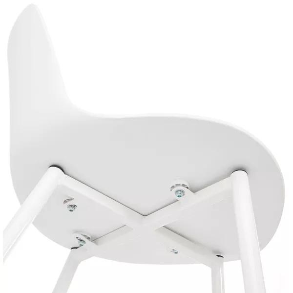 MANDY design and contemporary chair (white) to associate with High Quality Solid Wood Chairs