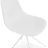 Chaise design industrielle pieds métal blanc MELISSA (blanc)