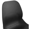 Chaise design empilable pieds métal noir MALAURY (noir)