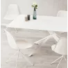 Design industriale piedi sedia bianco metallo bianco MELISSA (bianco)