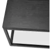 ROXY (black) industrial design coffee table to associate with Functional and stylish kitchen coffee tables