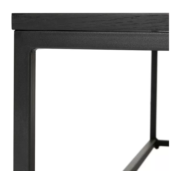 ROXY (black) industrial design coffee table to associate with High Quality Solid Wood Coffee Tables