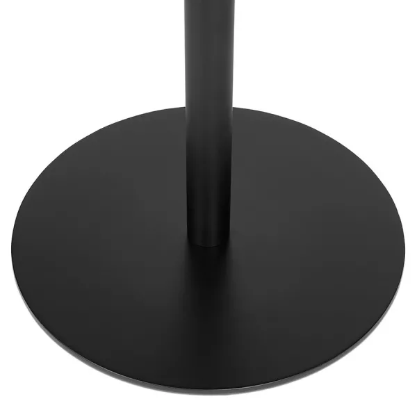 ROXANE (black) round marble design side table to associate with Weather Resistant Garden Coffee Tables