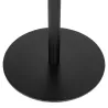 ROXANE (black) round marble design side table to associate with Weather Resistant Garden Coffee Tables