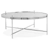 Table basse design RYANA BIG (chrome)