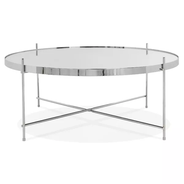 Table basse design RYANA BIG (chrome)