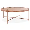 Table basse design RYANA BIG (cuivre)