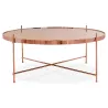 Table basse design RYANA BIG (cuivre)