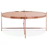 Table basse design RYANA BIG (cuivre)