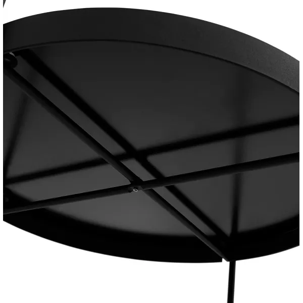 Table basse design, table d'appoint RYANA MEDIUM (noir)