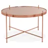 Table basse design, table d'appoint RYANA MEDIUM (cuivre)