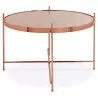 Table basse design, table d'appoint RYANA MEDIUM (cuivre)