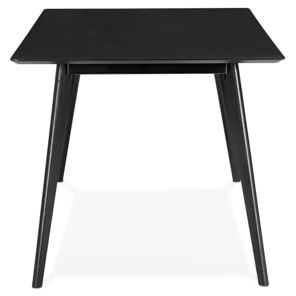 Table à manger design ou bureau en bois (180x90 cm) ZUMBA (noir)